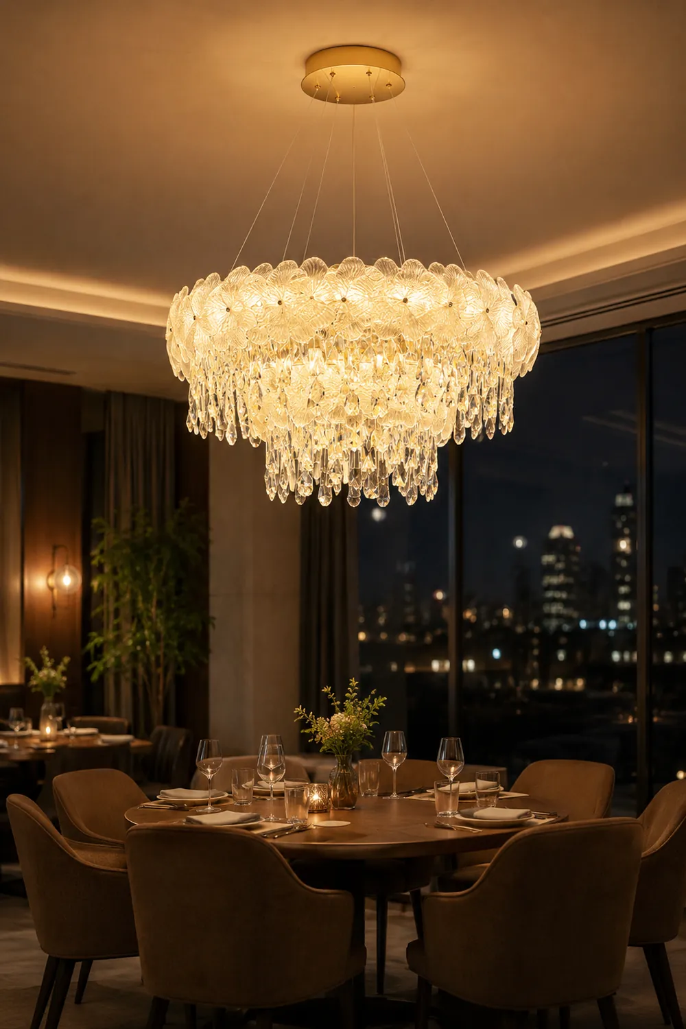 Atlas Crystal Chandelier - Lumpaz