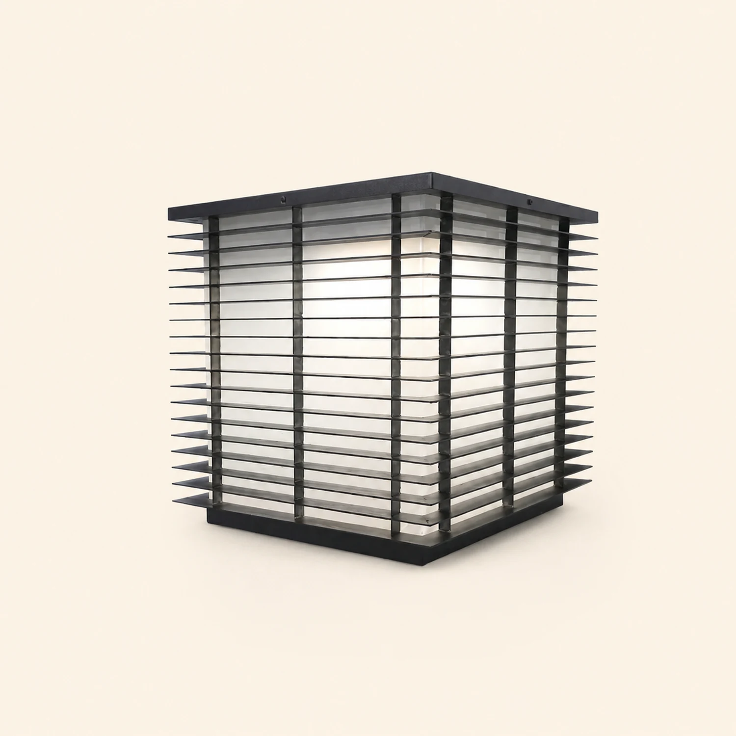 Dojo Lantern Outdoor Lamp With Solar Panel - Lumpaz