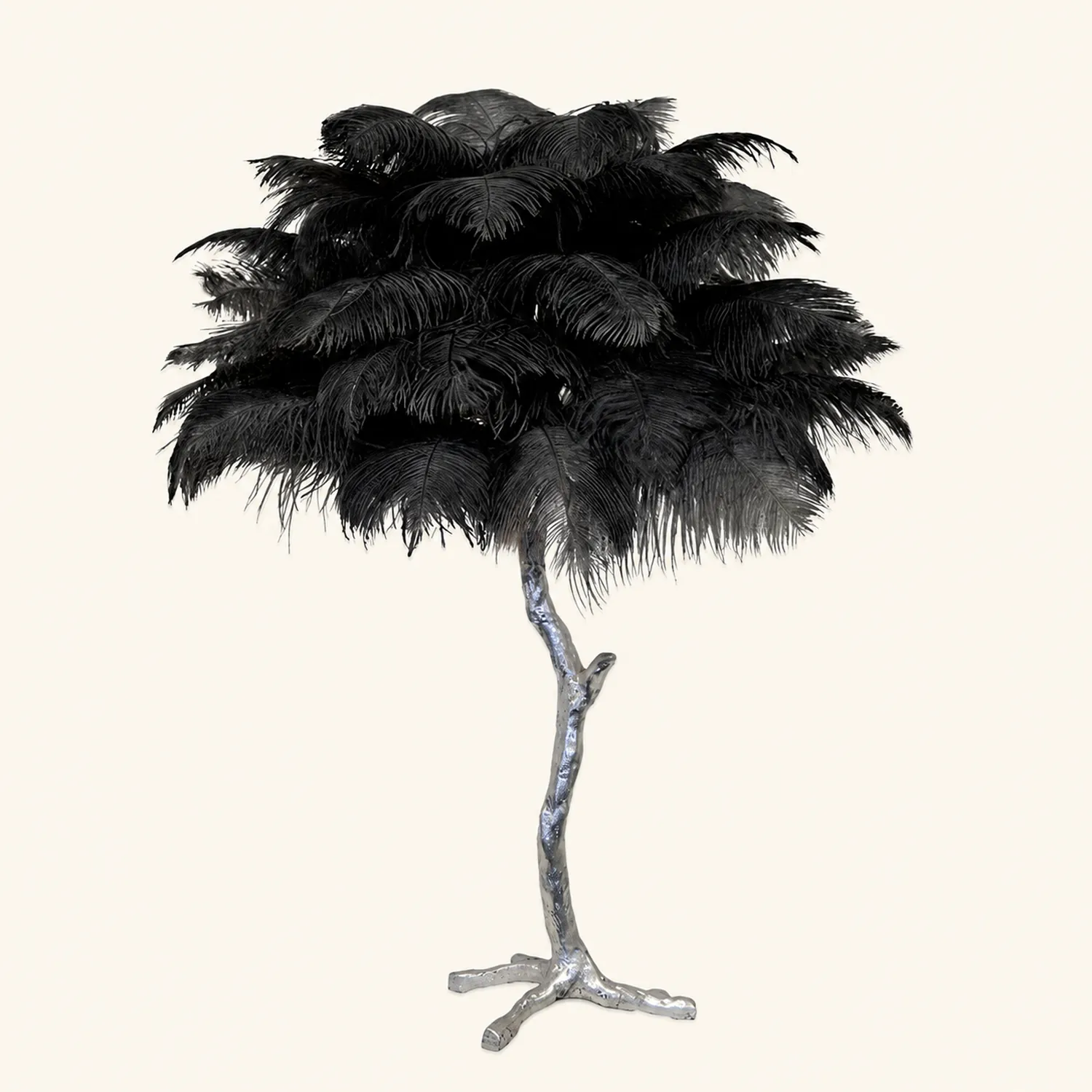 Ostrich Feather Table Lamp - Lumpaz