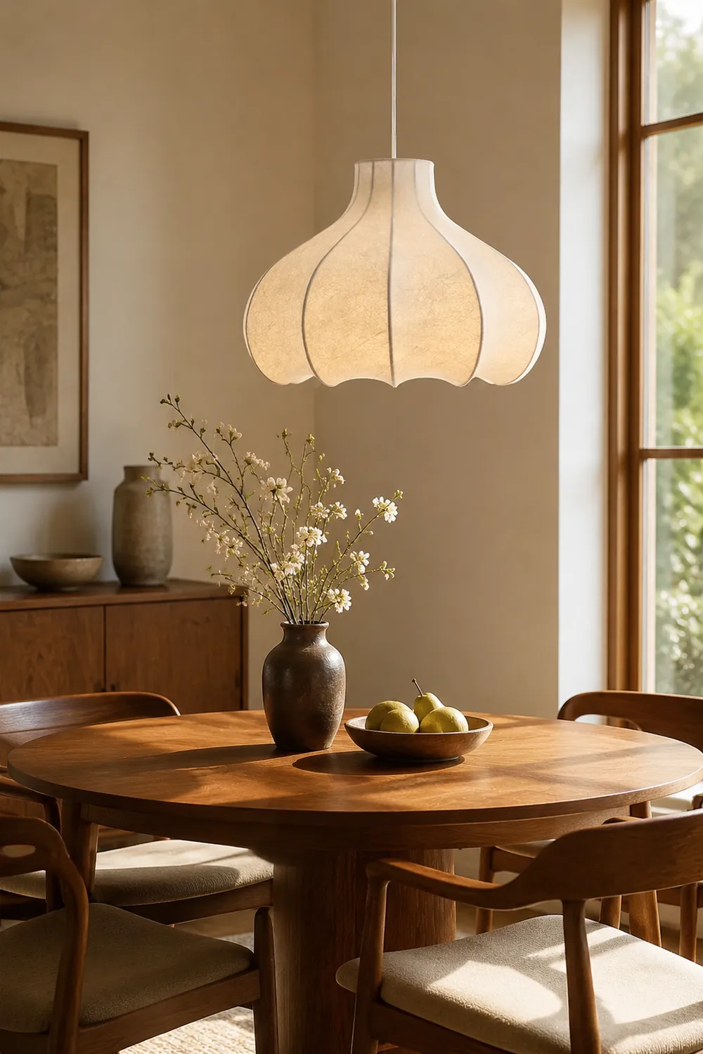 Cocoon Silk Pendant Lamp - Lumpaz