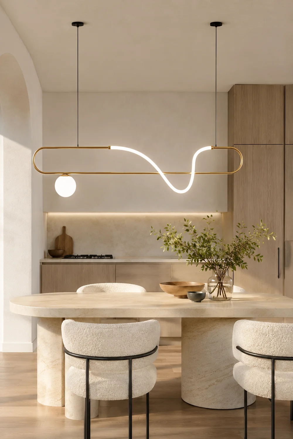 Kulgony Linear Chandelier - Lumpaz