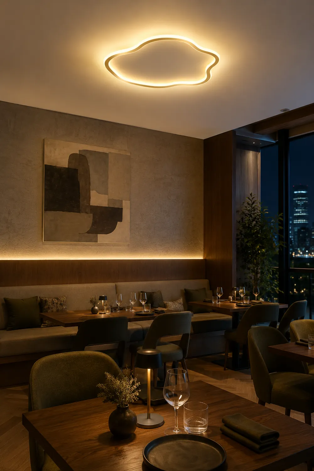 Creative Irregularly Flush Mount Ceiling Light - Lumpaz