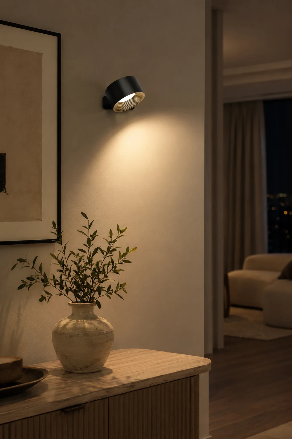 Modern LED Rotation Mini Wall Light - Lumpaz