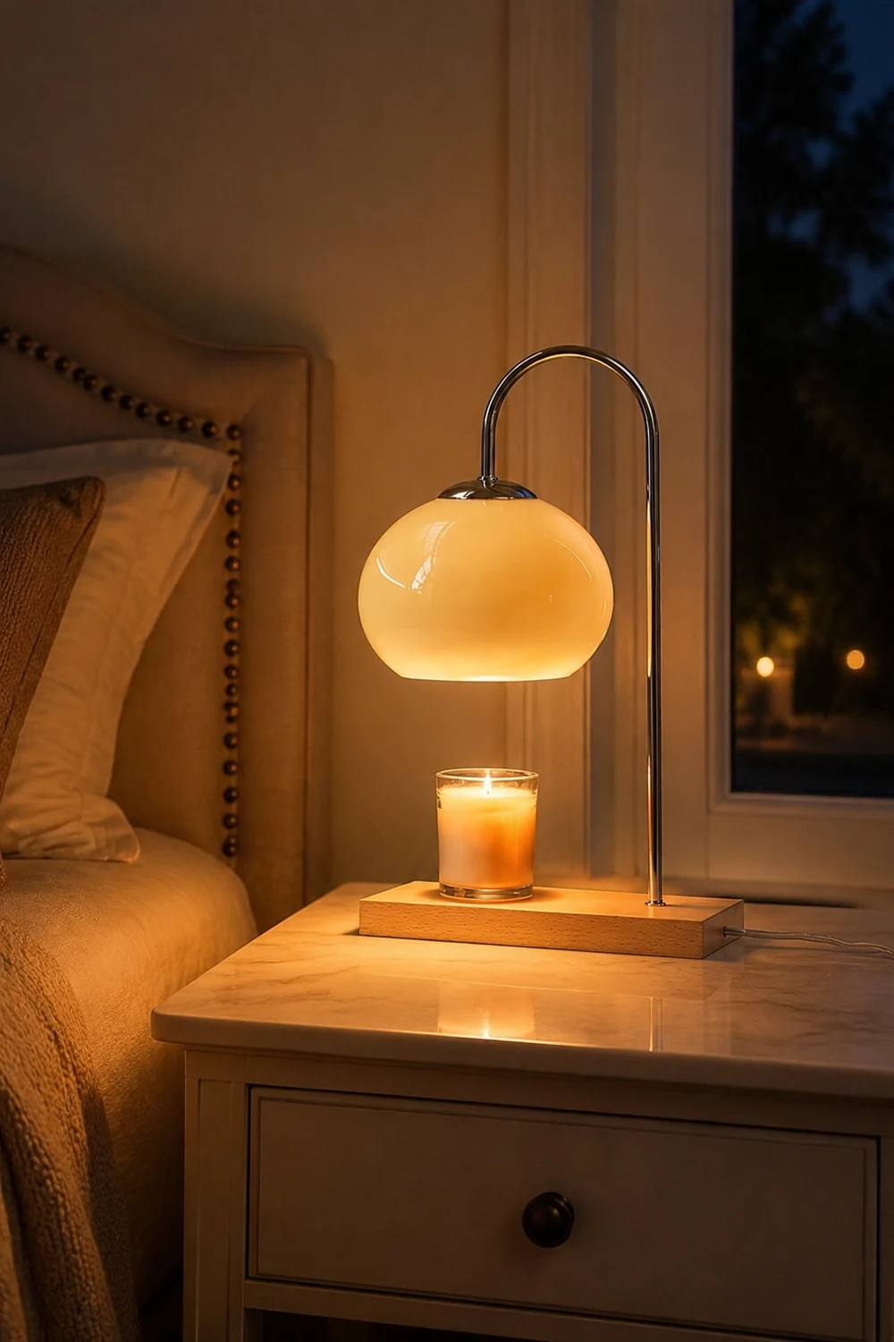 Pearl Candle Warmer Lamp - Lumpaz
