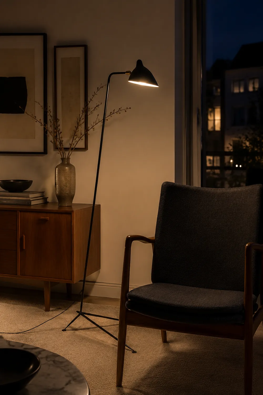 Serge Mouille Floor Lamp - Lumpaz