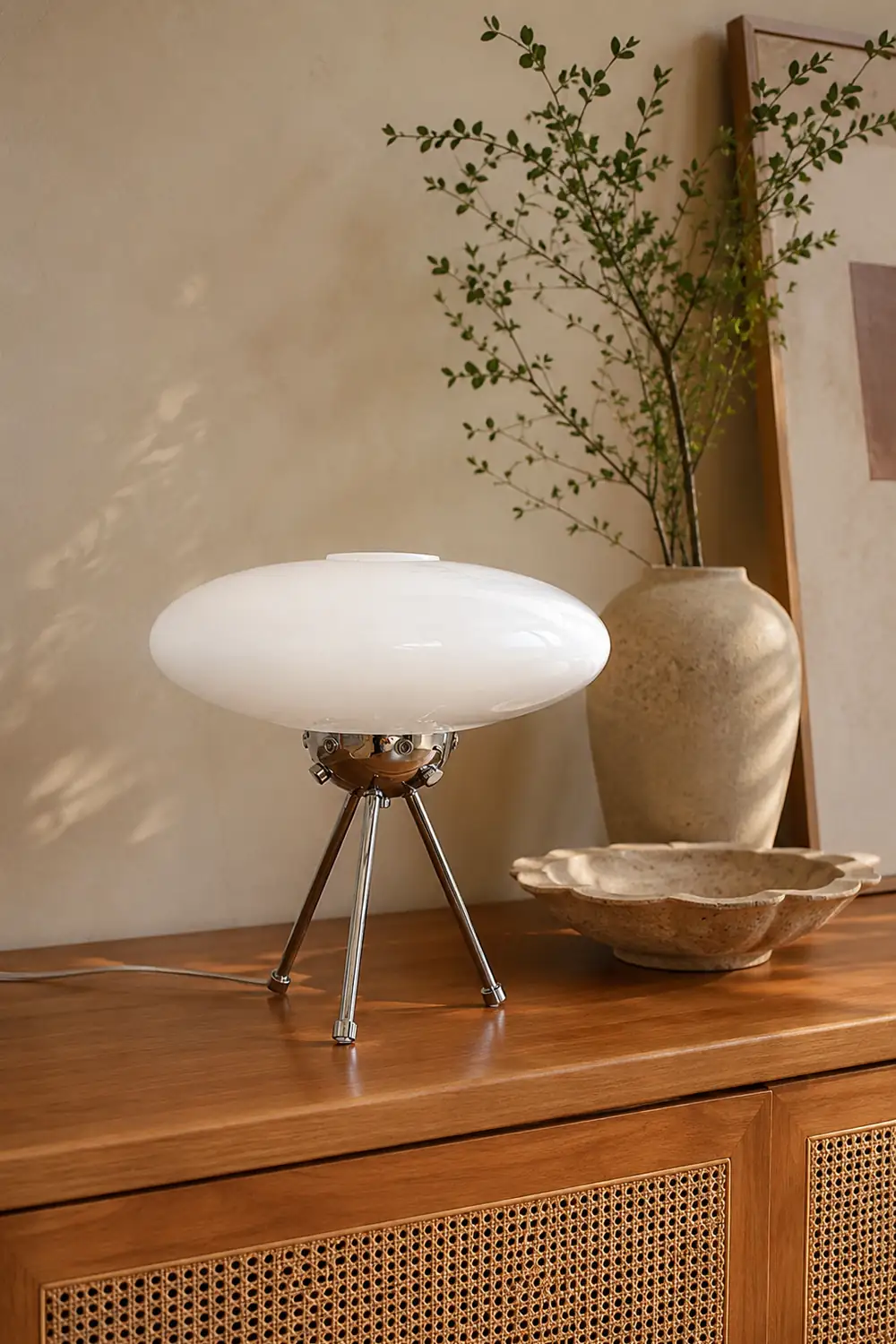 Glass UFO Table Lamp - Lumpaz