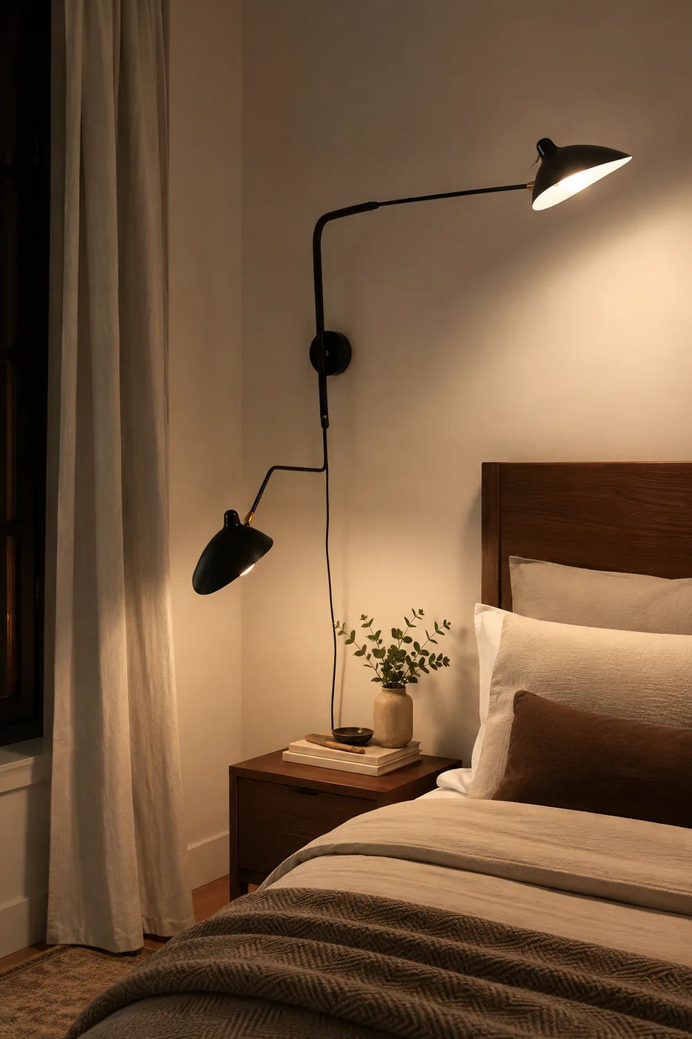 Serge Mouille Plug In Wall Lamp - Lumpaz