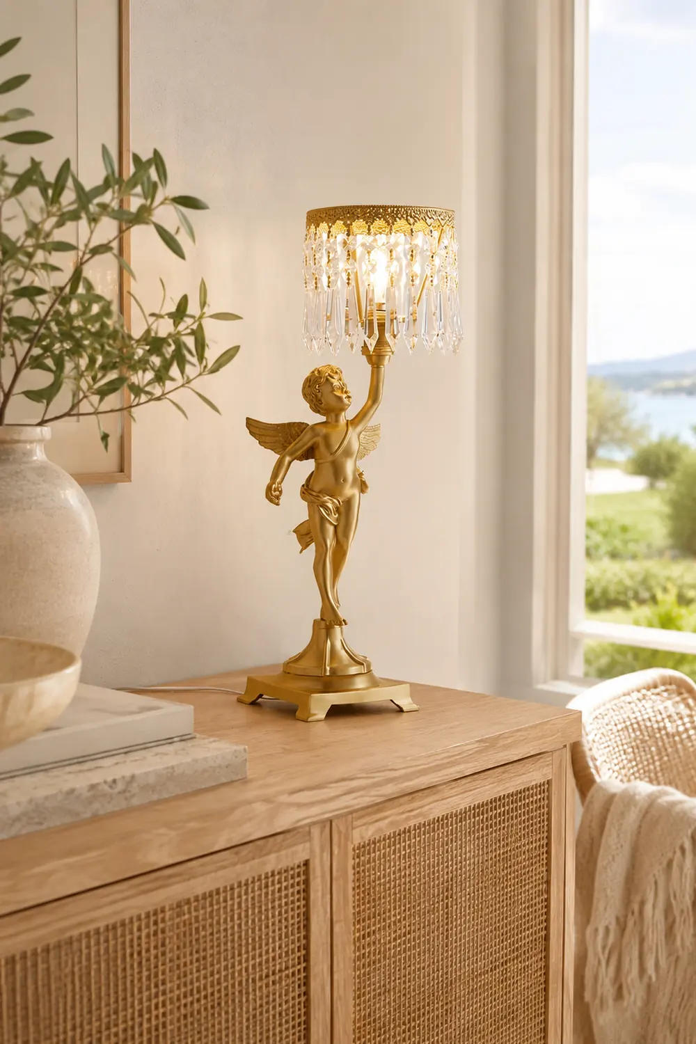 Angel Crystal Table Lamp - Lumpaz