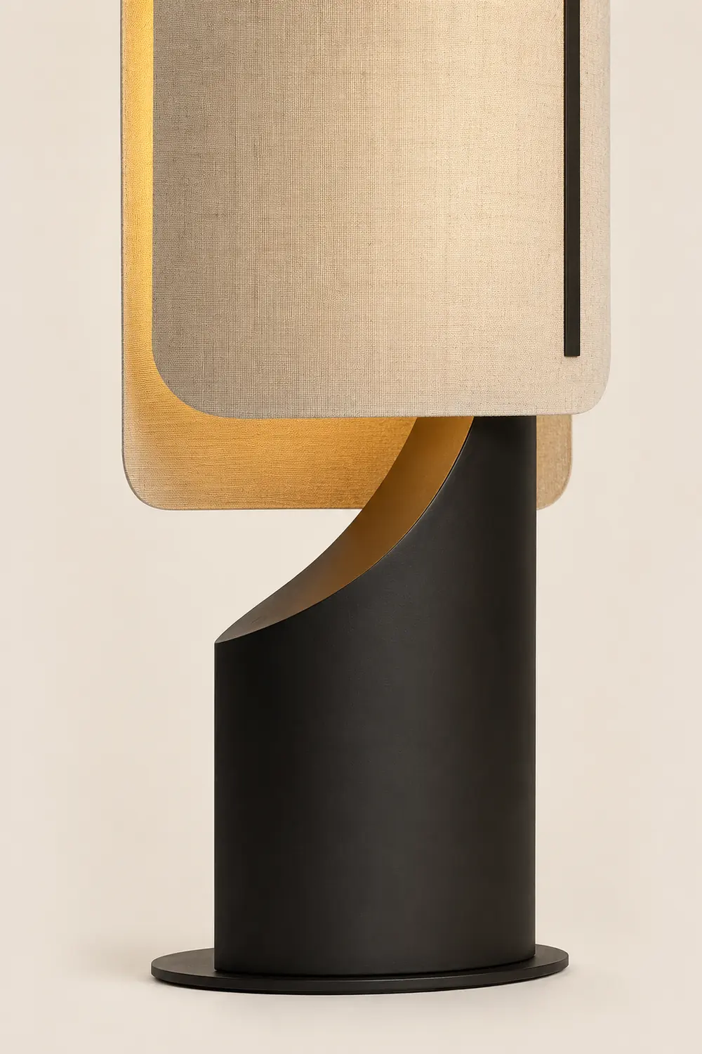 Barrier Linen Floor Lamp - Lumpaz