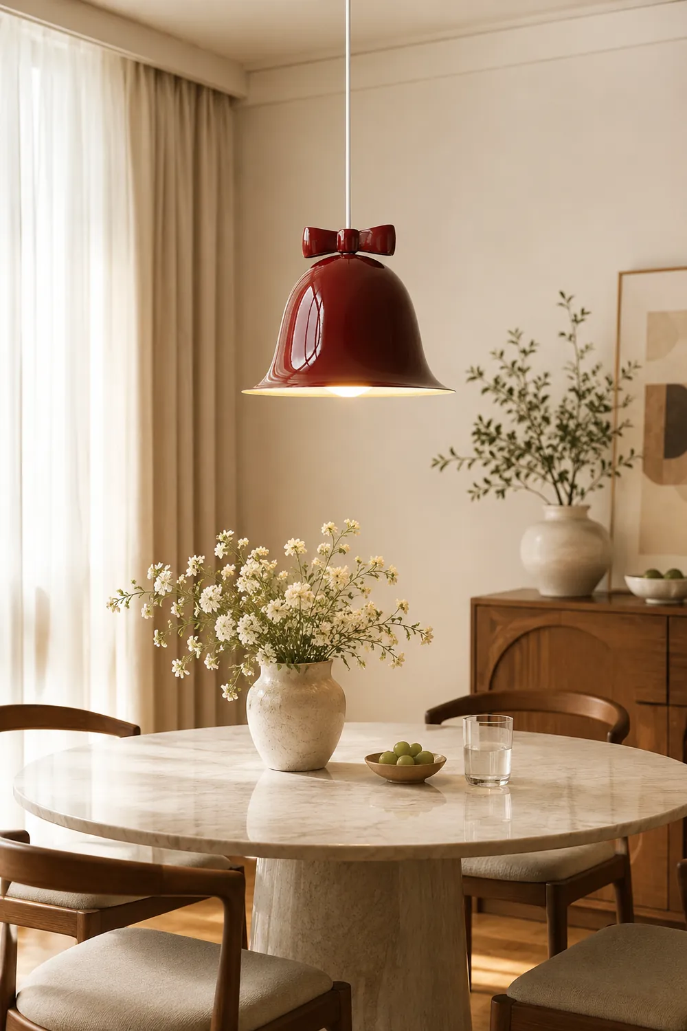 Bow Bell Pendant Lamp - Lumpaz