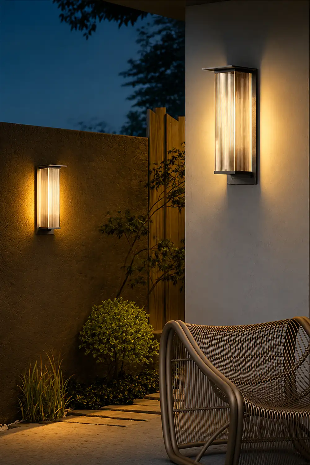 Oleron Box Outdoor Wall Lamp - Lumpaz