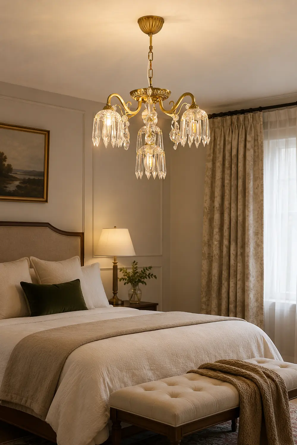 Astrid Droplet Glass Chandelier - Lumpaz