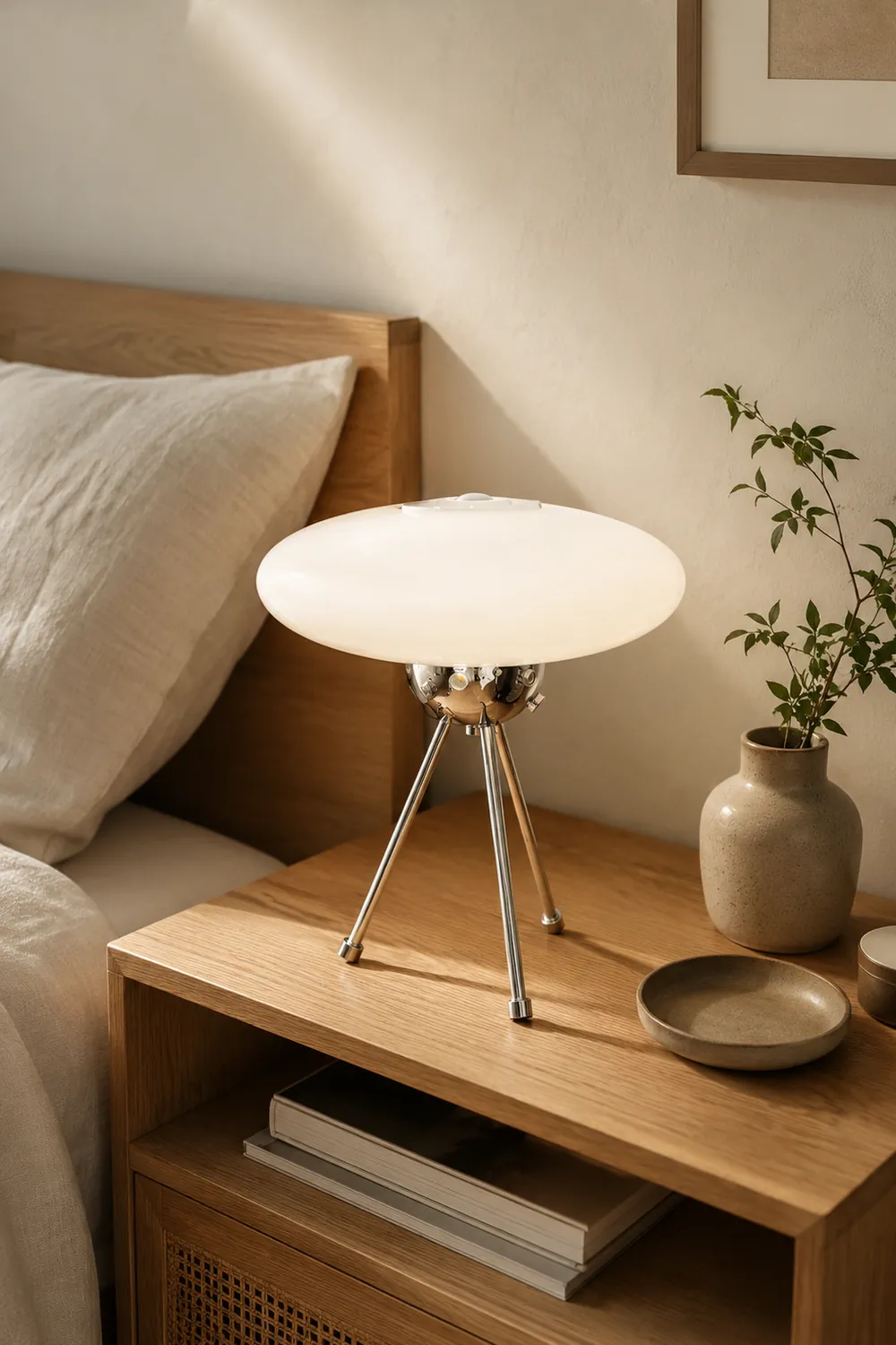 Glass UFO Table Lamp - Lumpaz