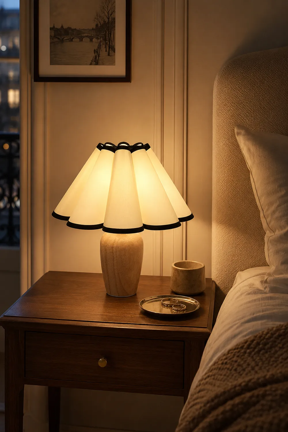 Vintage Fluted Table Lamp - Lumpaz