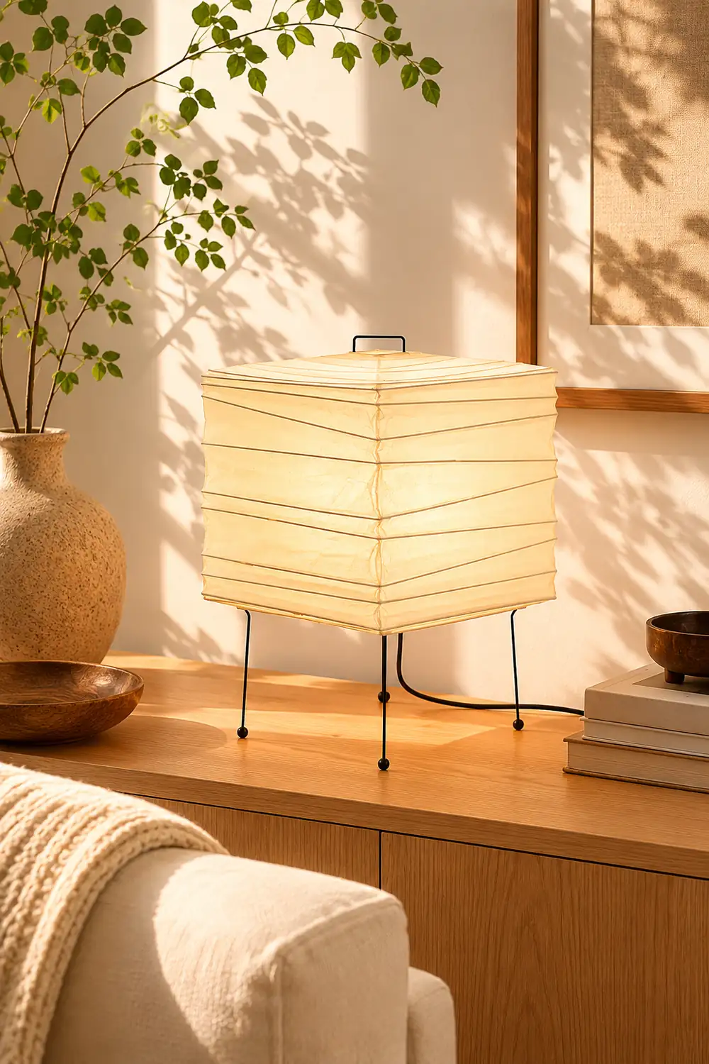 Washi Paper 3X Table Lamp - Lumpaz
