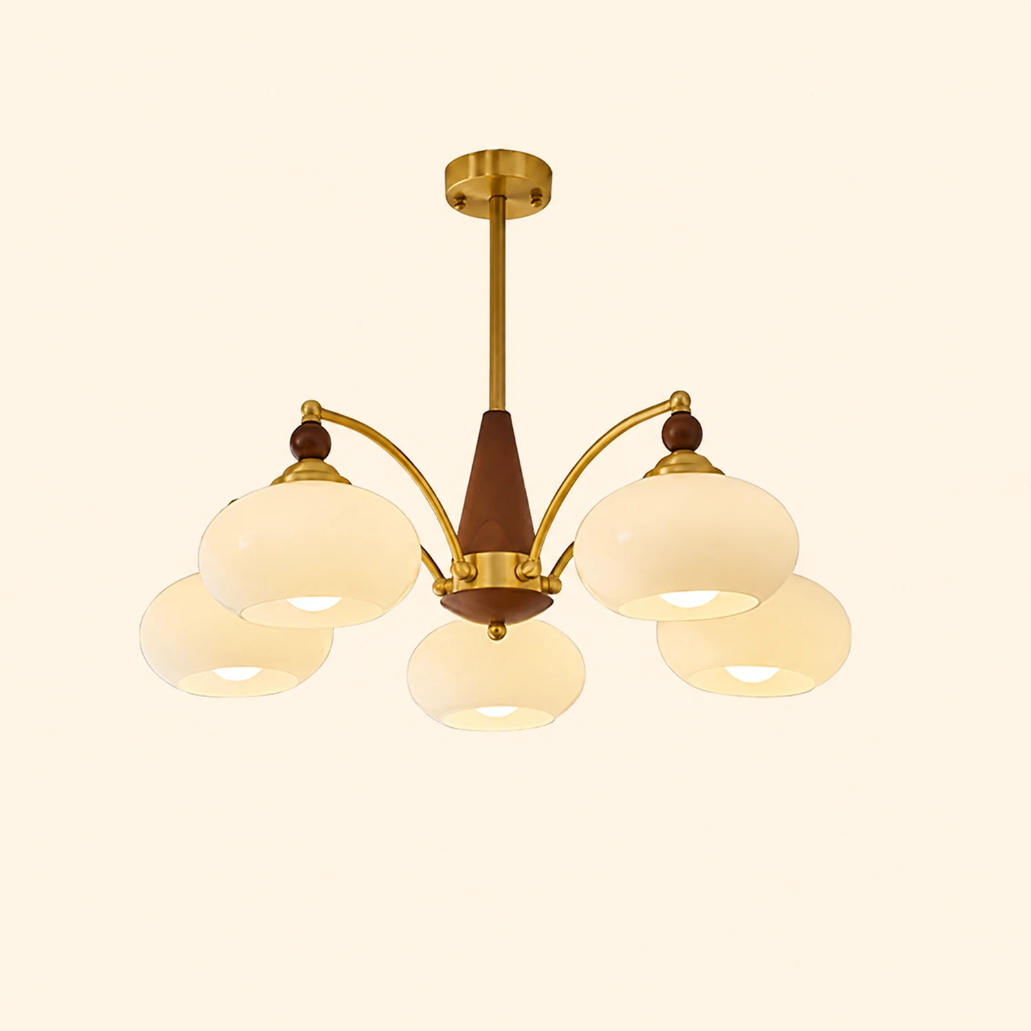 Tillary Wood Chandelier - Lumpaz