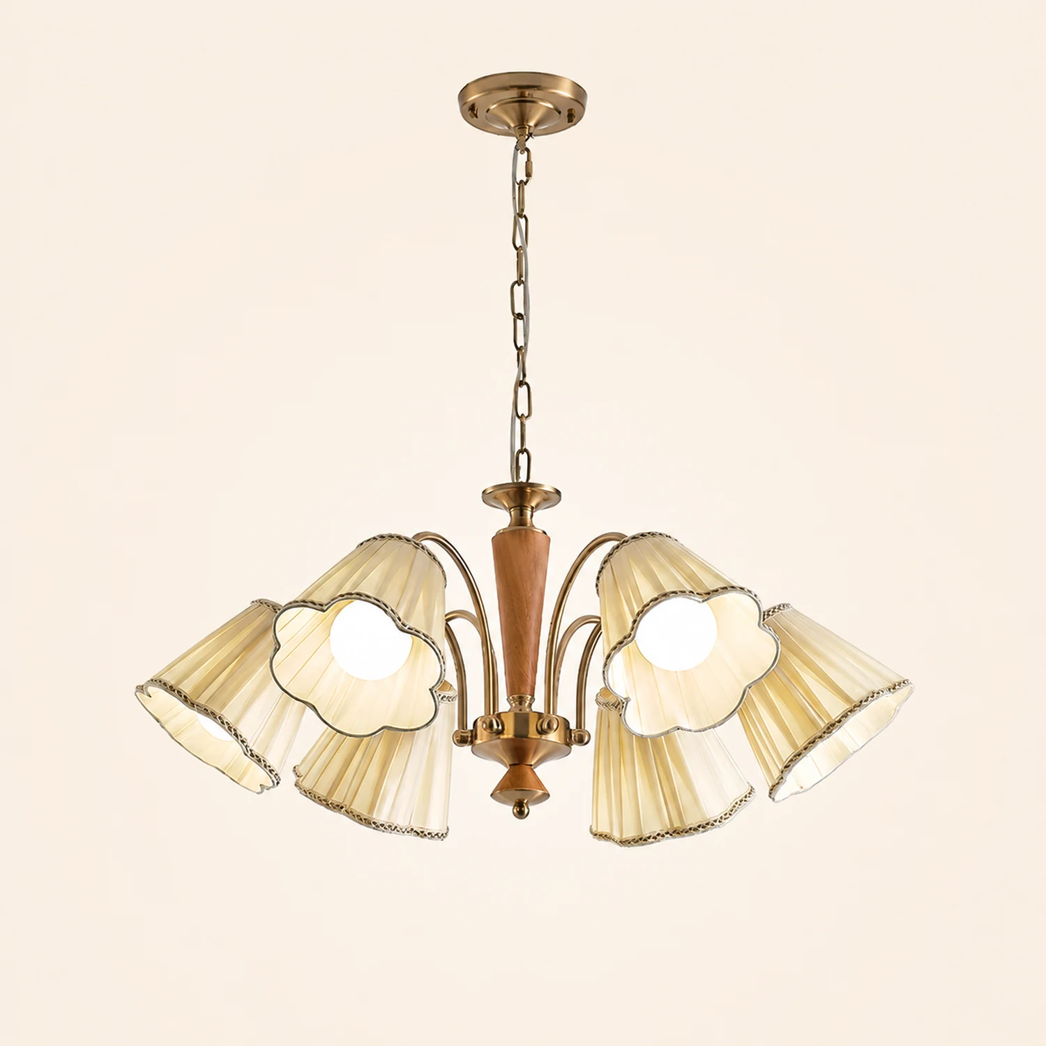 Florentine Fabric Chandelier - Lumpaz