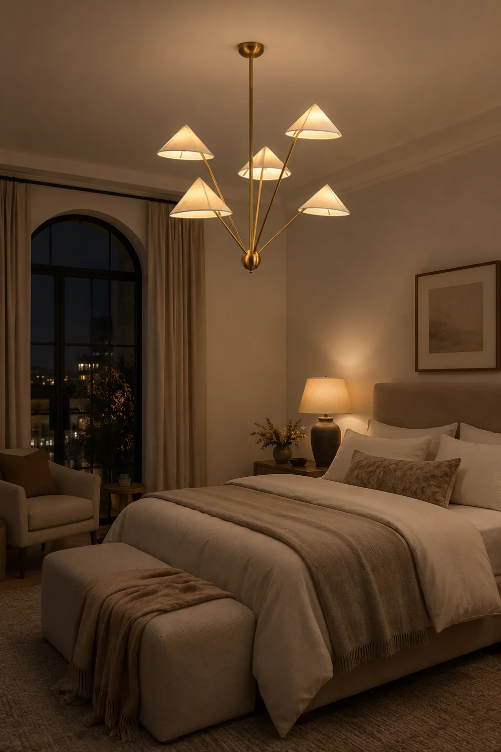 Mantis Fabric Chandelier - Lumpaz