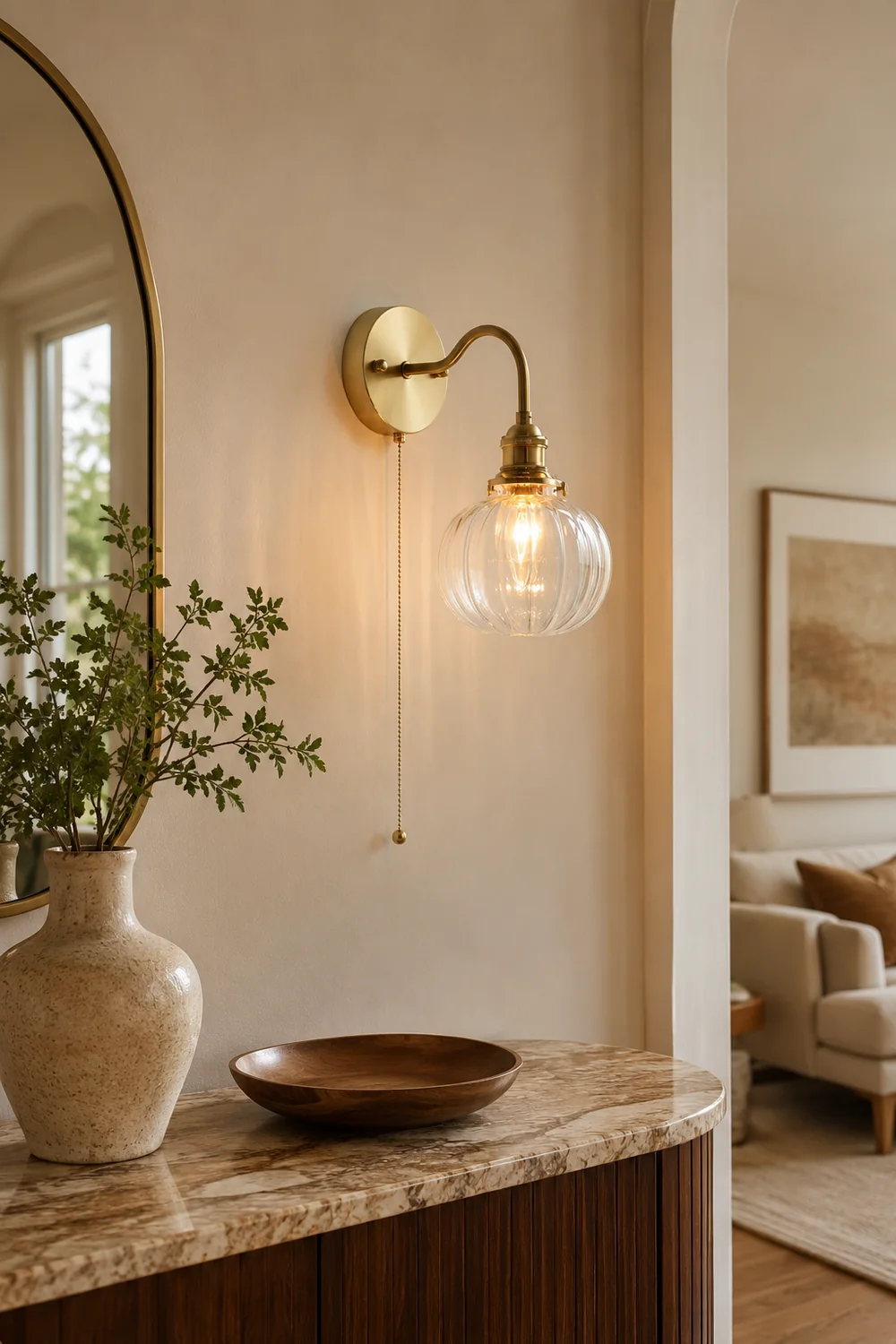 Wingbo Glass Wall Lamp - Lumpaz