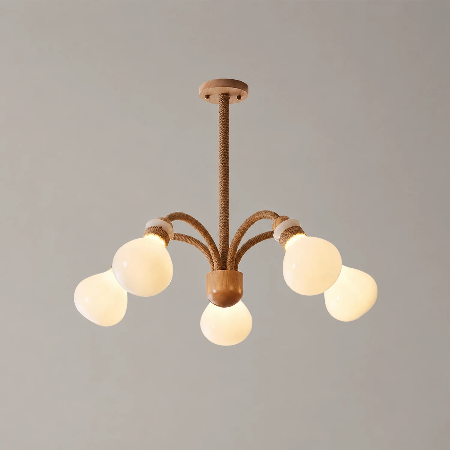 Hemp Rope Chandelier - Lumpaz