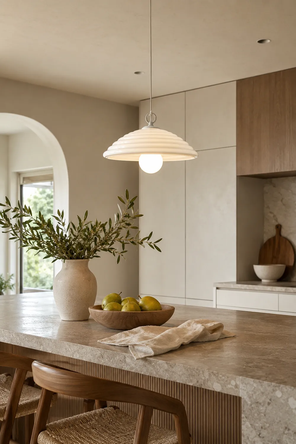 Wave Glass Pendant Lamp - Lumpaz