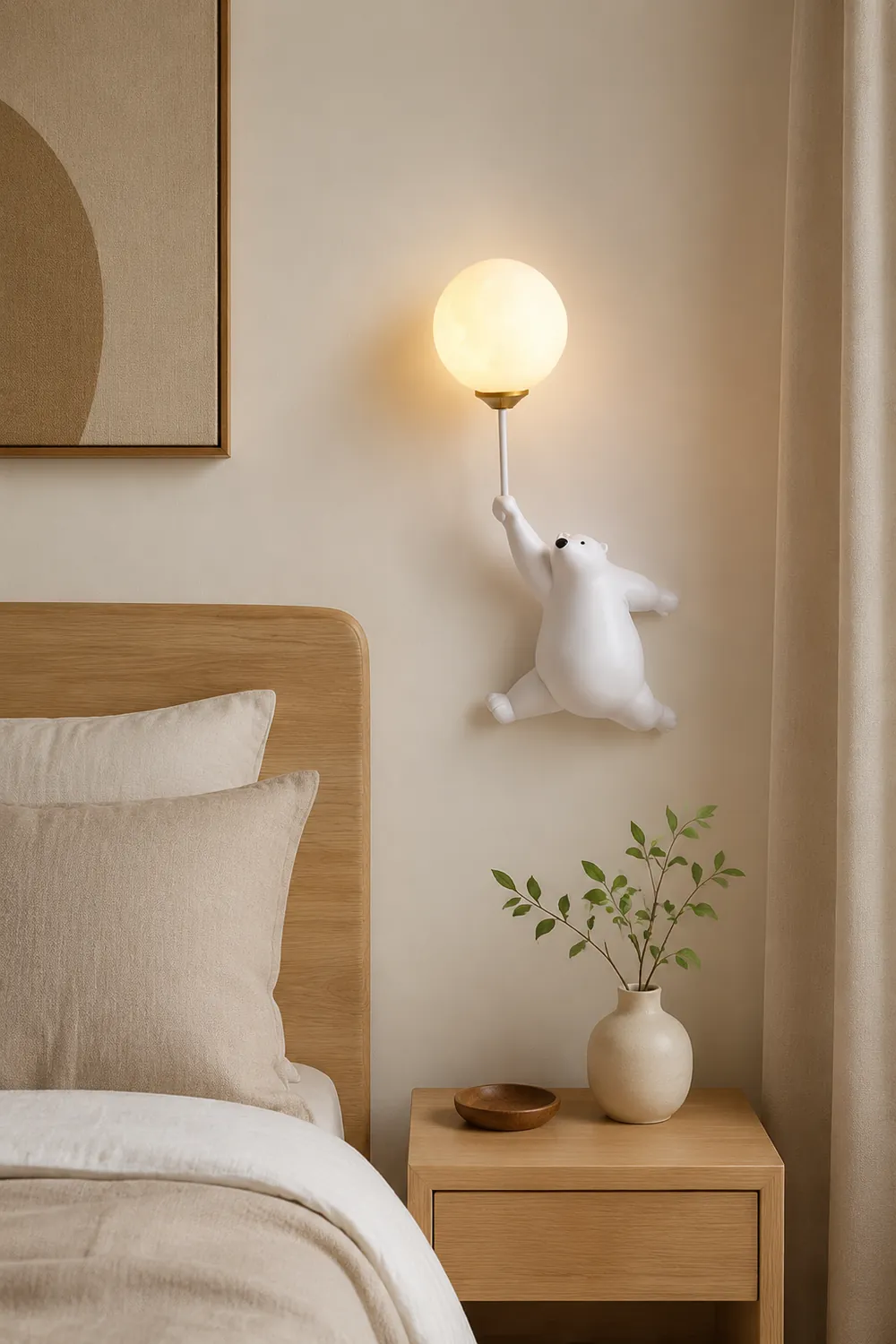 Bear Balloon Wall Lamp - Lumpaz