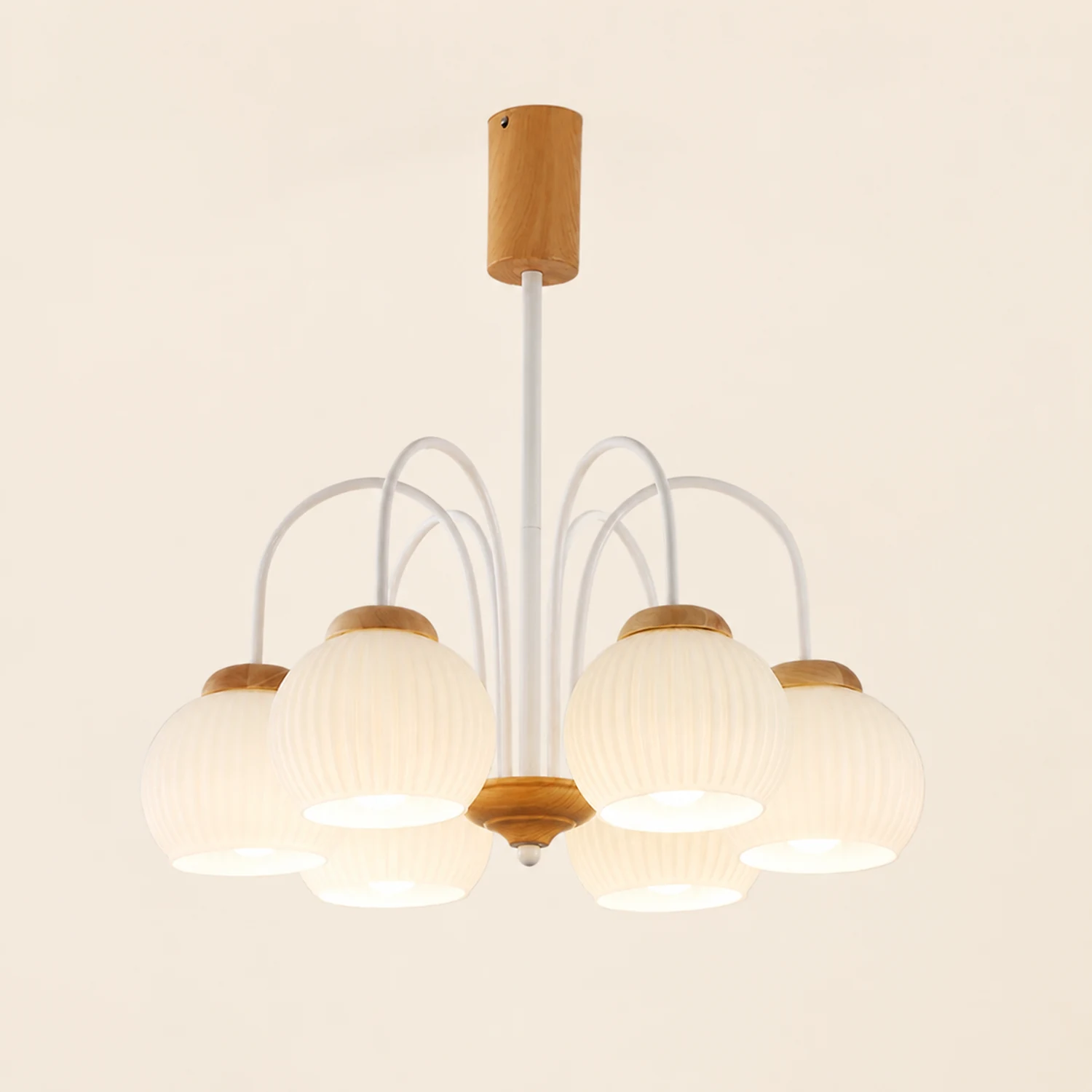 Molecural Wood Chandelier - Lumpaz