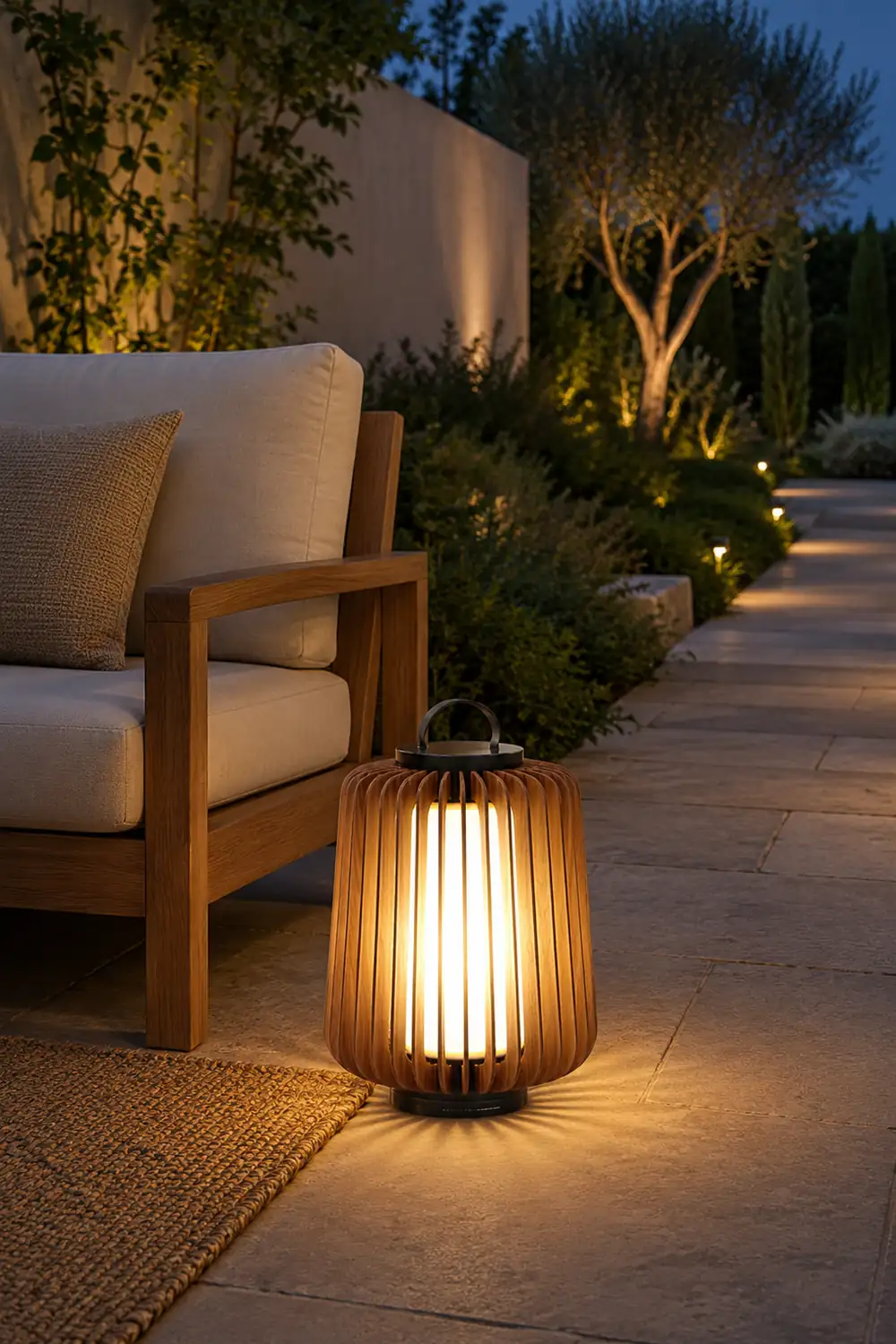 Legno Outdoor Table Lamp - Lumpaz