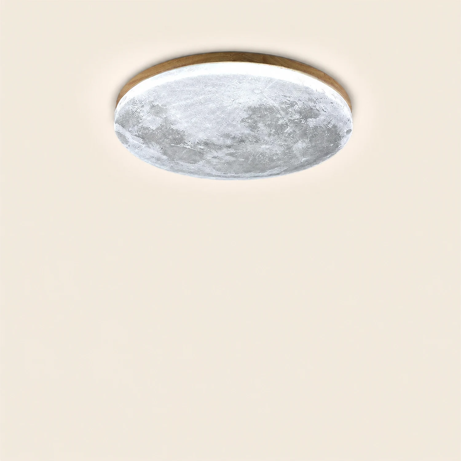 Creative Round Moon LED Ceiling Light - Lumpaz