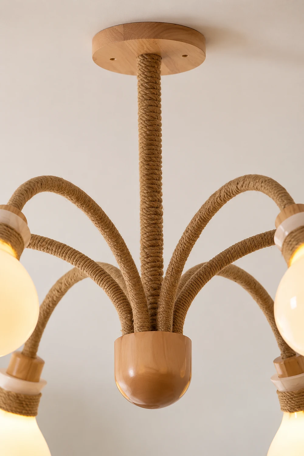 Hemp Rope Chandelier - Lumpaz