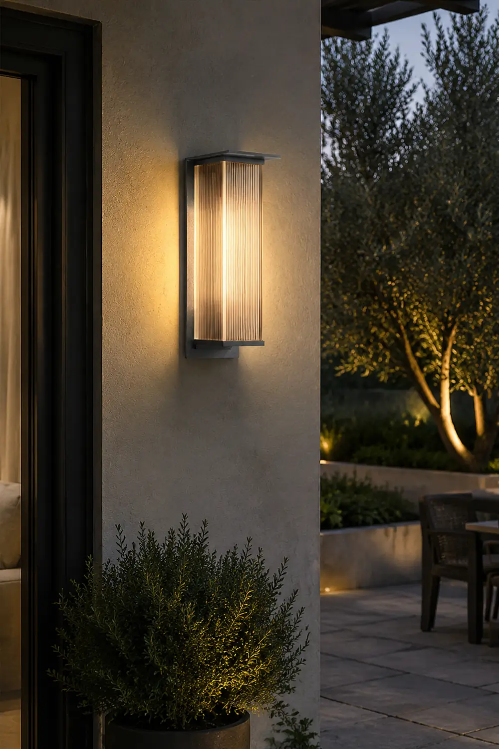 Oleron Box Outdoor Wall Lamp - Lumpaz
