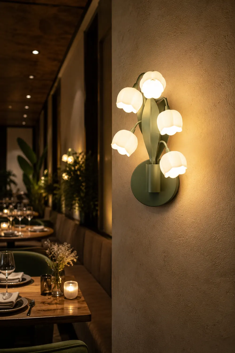 Bell Orchid Wall Lamp - Lumpaz