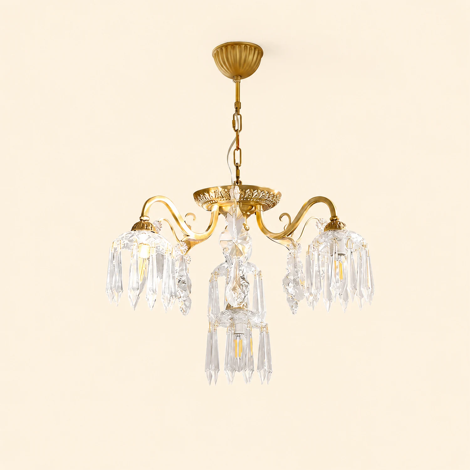Astrid Droplet Glass Chandelier - Lumpaz