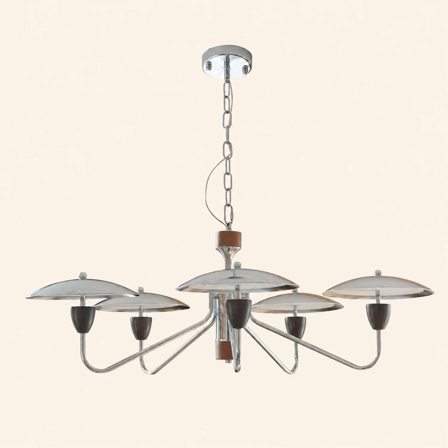 Peggy Chrome Chandelier - Lumpaz