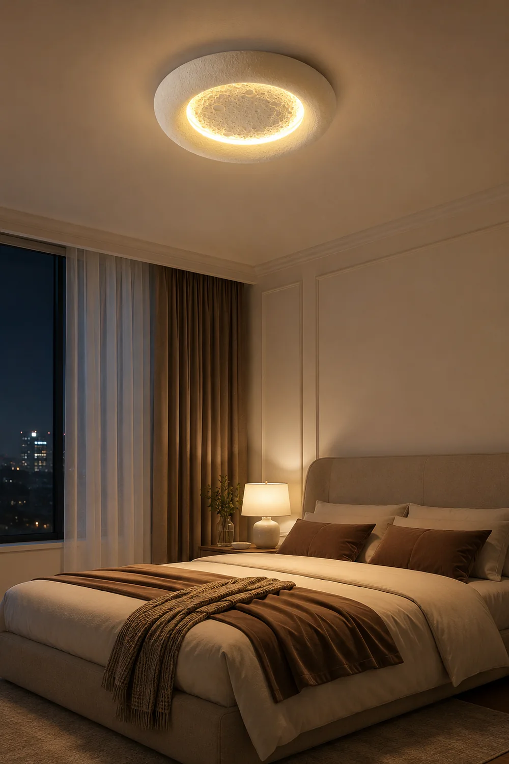 Lunar Glow Ceiling Lamp - Lumpaz