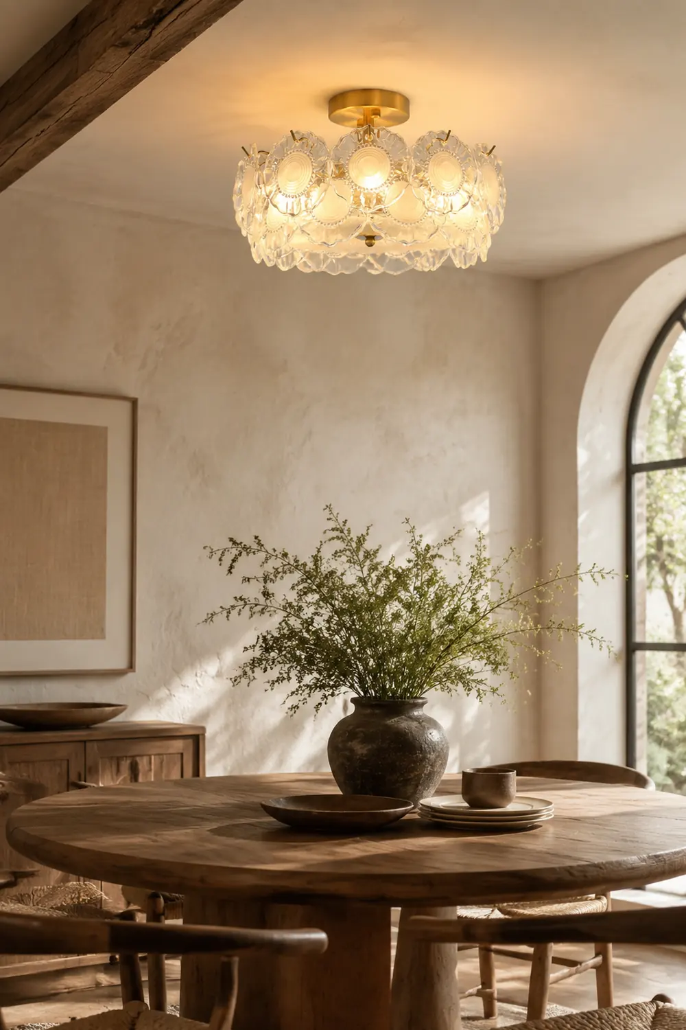 Pobllem Glass Ceiling Lamp - Lumpaz