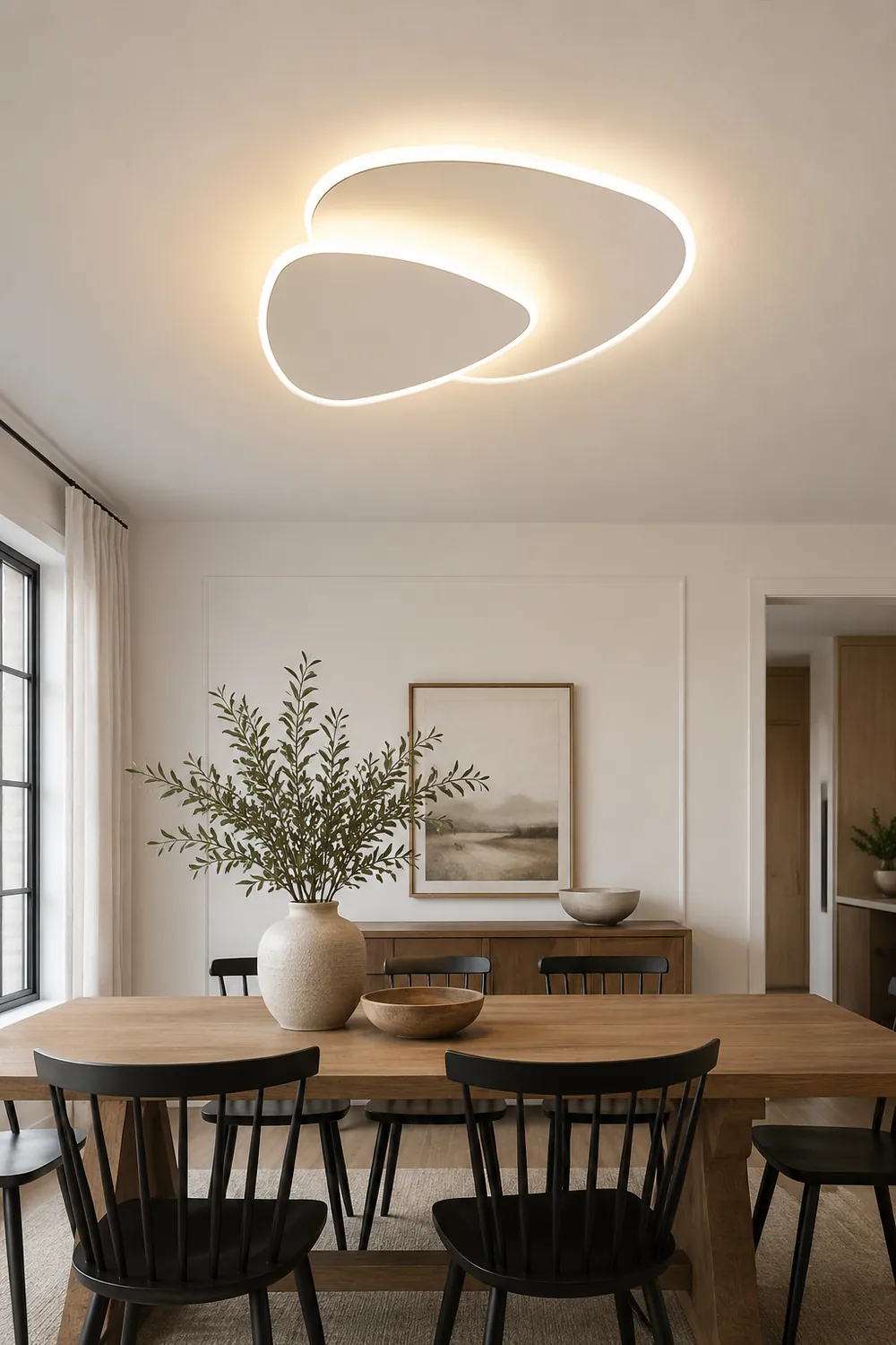 Nordic Geometry LED Acrylic Ceiling Light - Lumpaz
