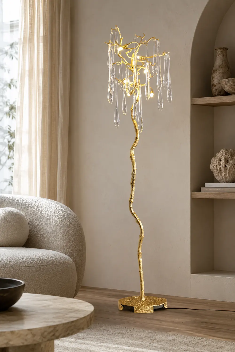 Aqua Babylonica Floor Lamp - Lumpaz