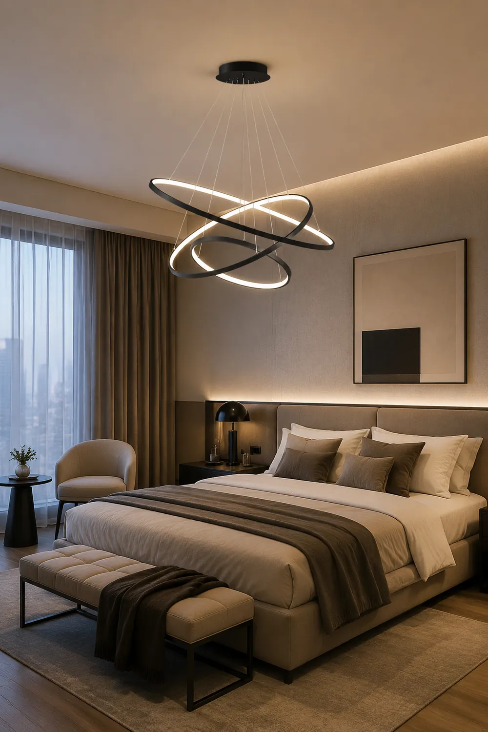 Floating Ring Chandelier - Lumpaz