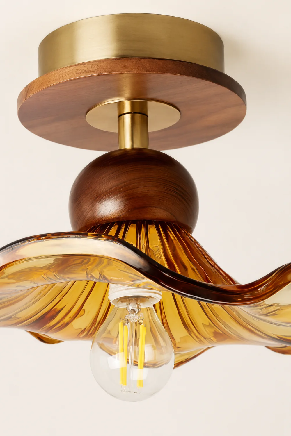 Kapok Wood Ceiling Light - Lumpaz