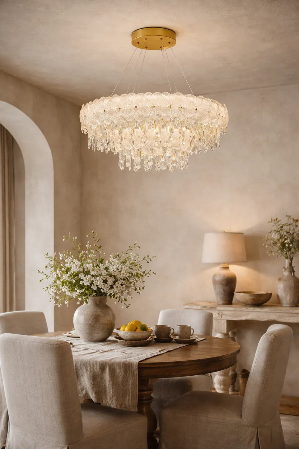 Atlas Crystal Chandelier - Lumpaz