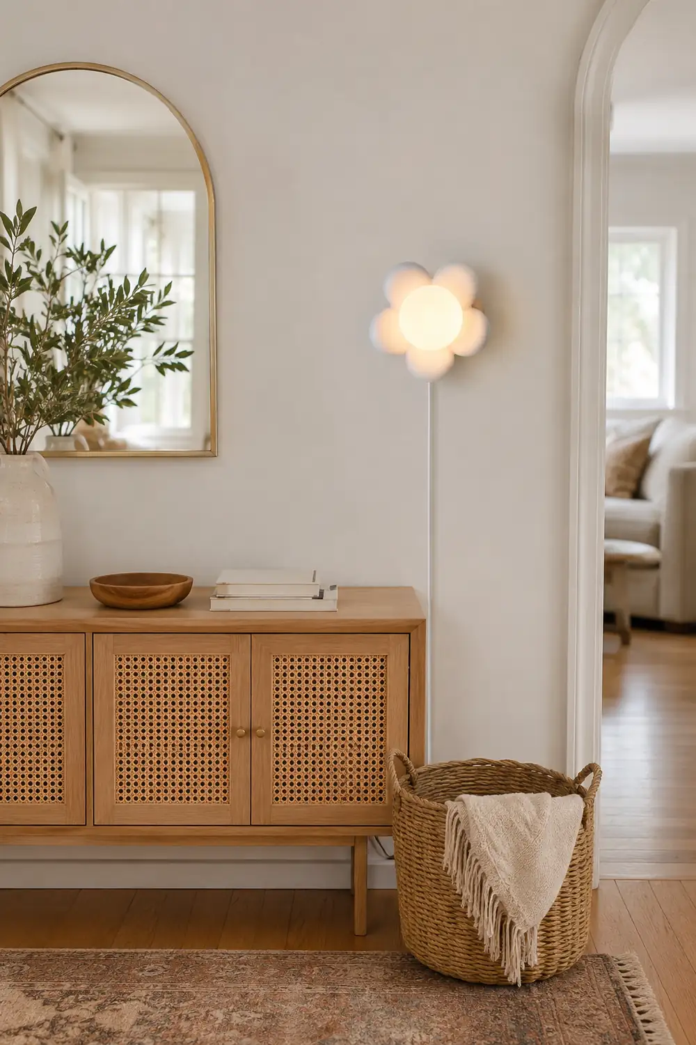 Bloom Flower Plug In Wall Lamp - Lumpaz