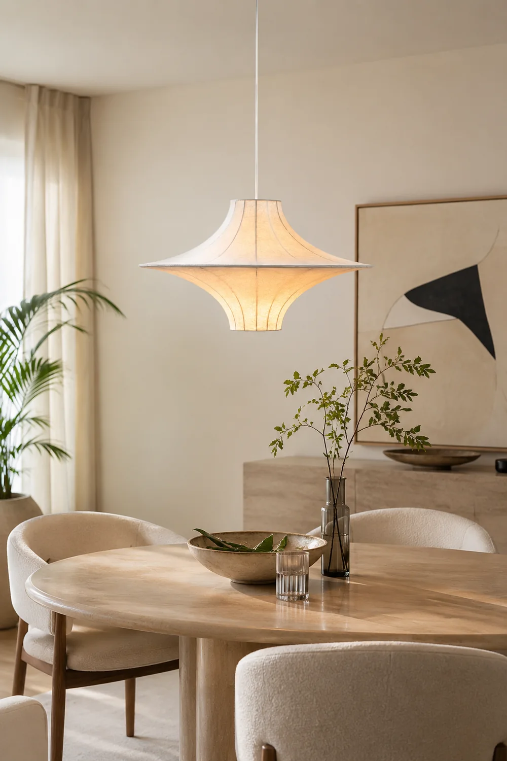 Lokki Silk Pendant Lamp - Lumpaz