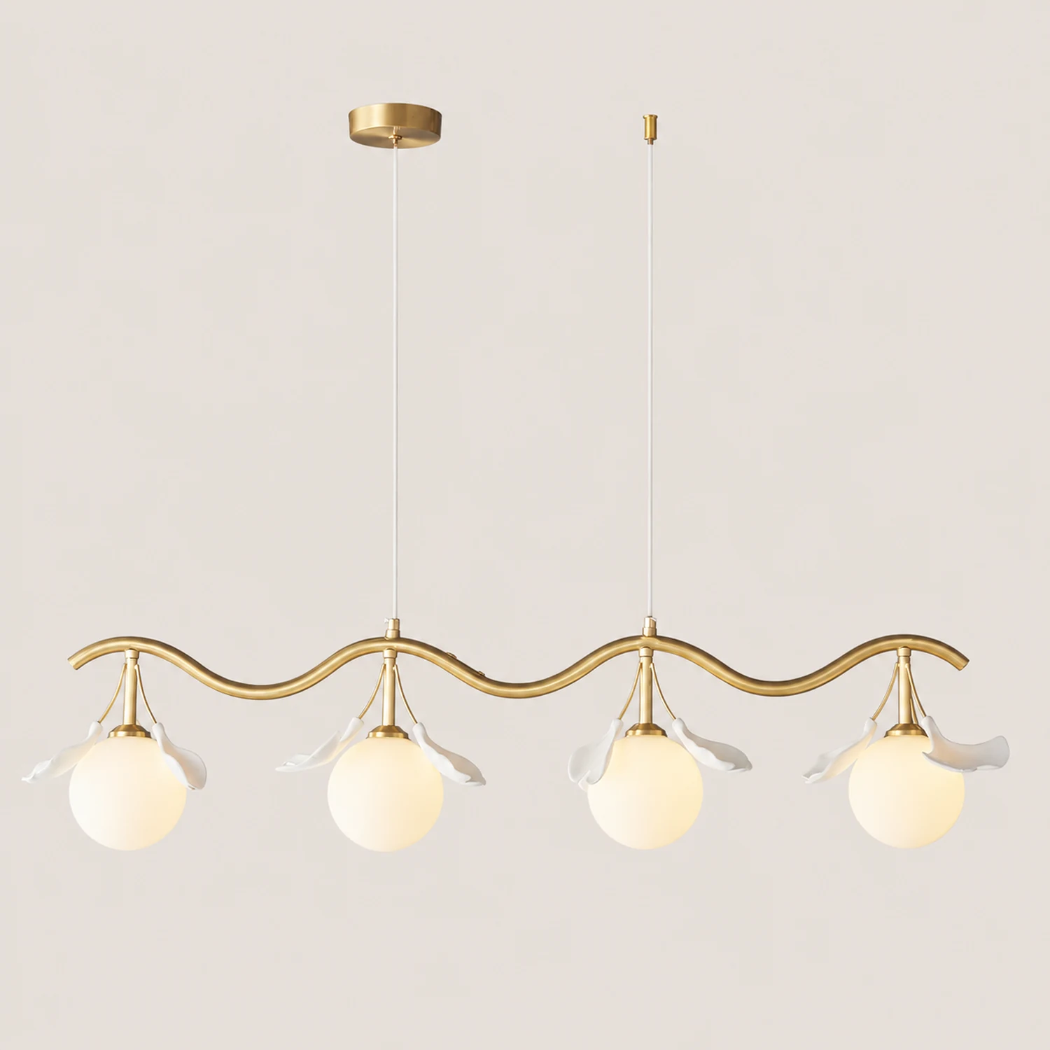 Allanie Gingko Long Chandelier - Lumpaz