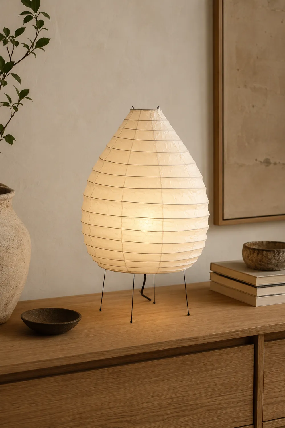 Washi Paper 22N Table Lamp - Lumpaz