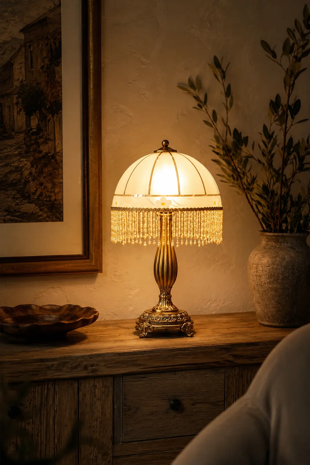 Tassel Flower Table Lamp - Lumpaz