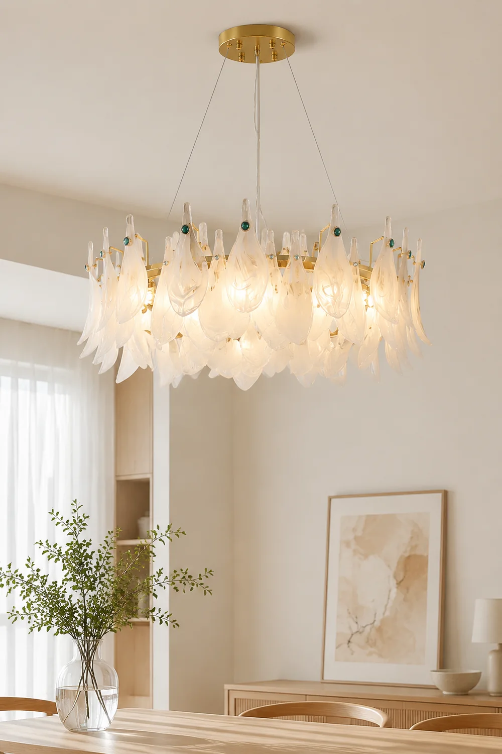 Valentino Cloud Glass Chandelier - Lumpaz