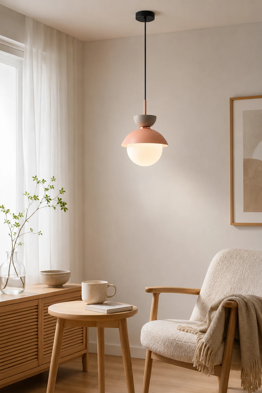 Macaroon Double Heads Metal Pendant Light - Lumpaz