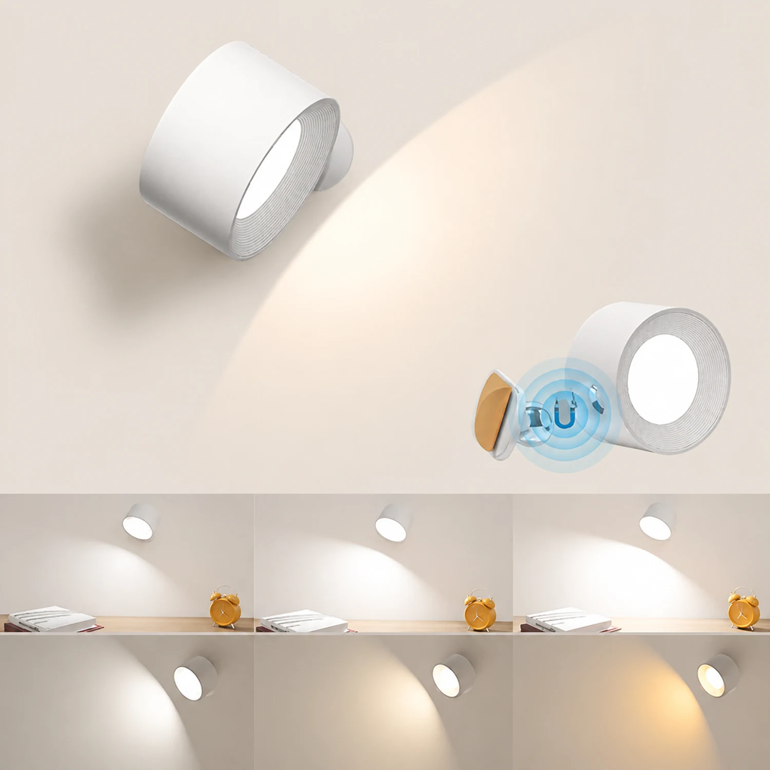 Modern LED Rotation Mini Wall Light - Lumpaz