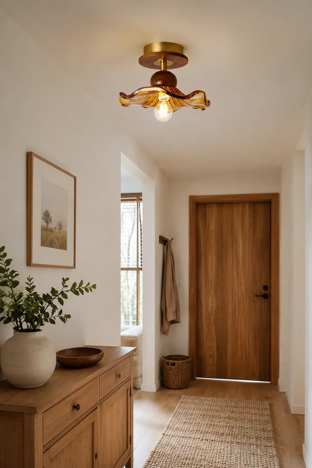 Kapok Wood Ceiling Light - Lumpaz